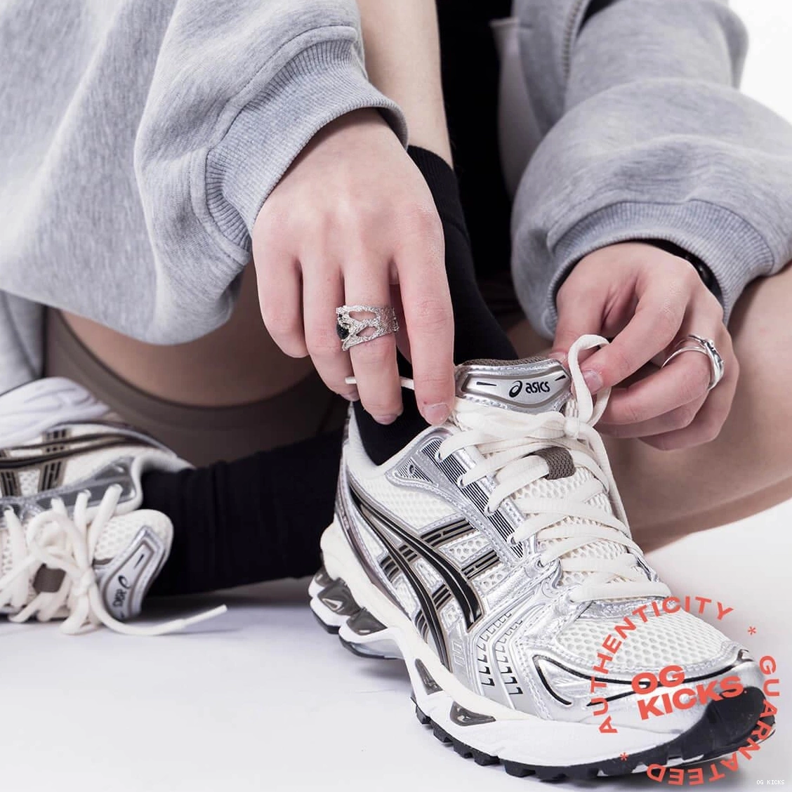 Cream Metallic Black Gel-Kayano 14 Plum ASICS 0811